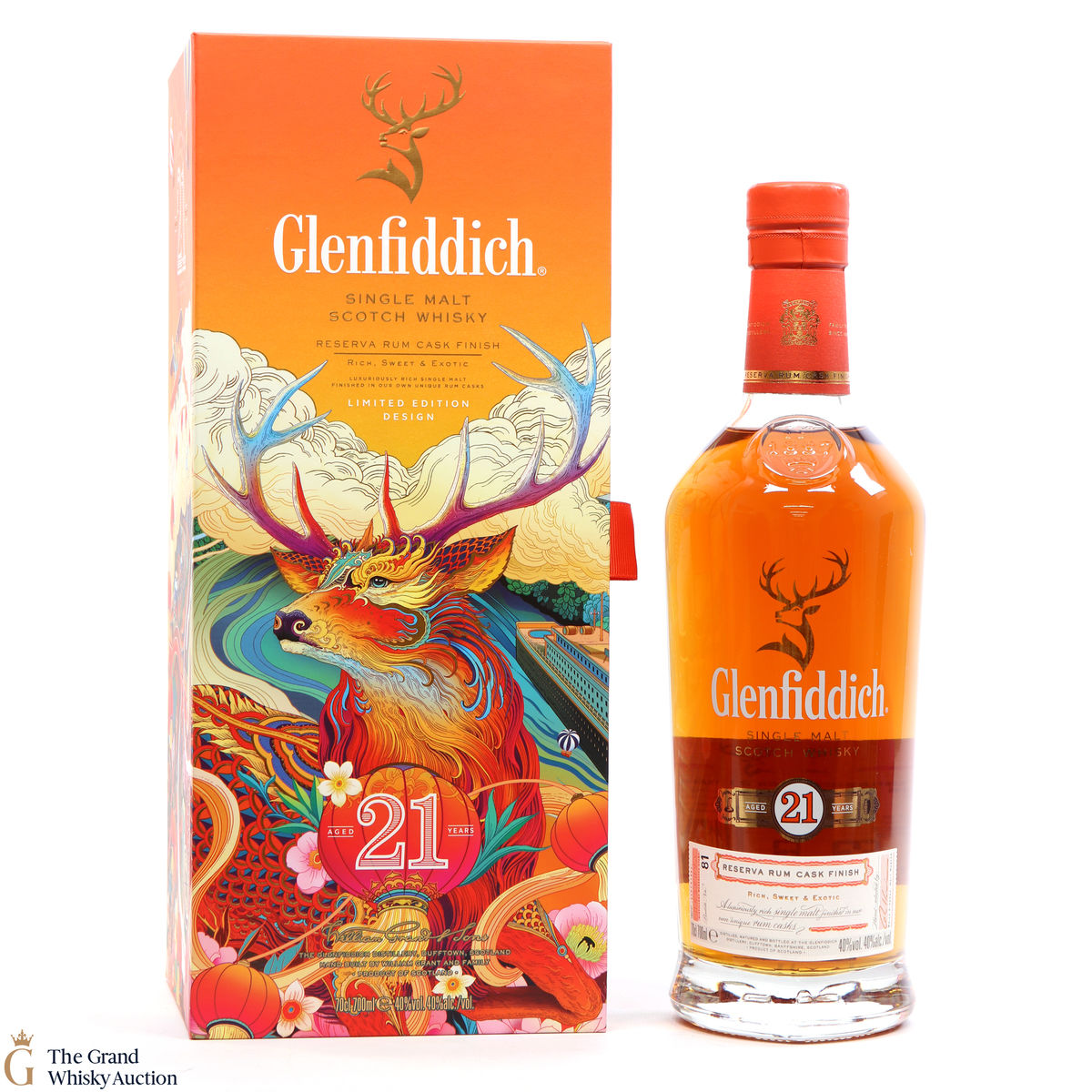 Glenfiddich - 21 Year Old - Gran Reserva Rum Cask - Limited Edition Design 