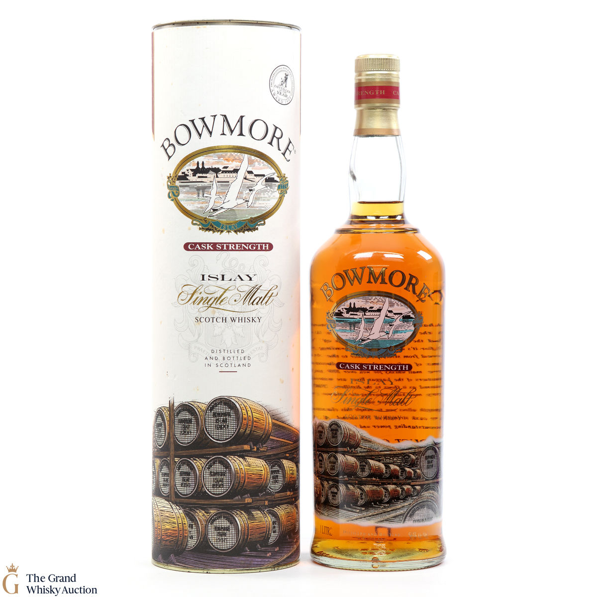 Bowmore - Cask Strength Screen Print 1990s - 1L