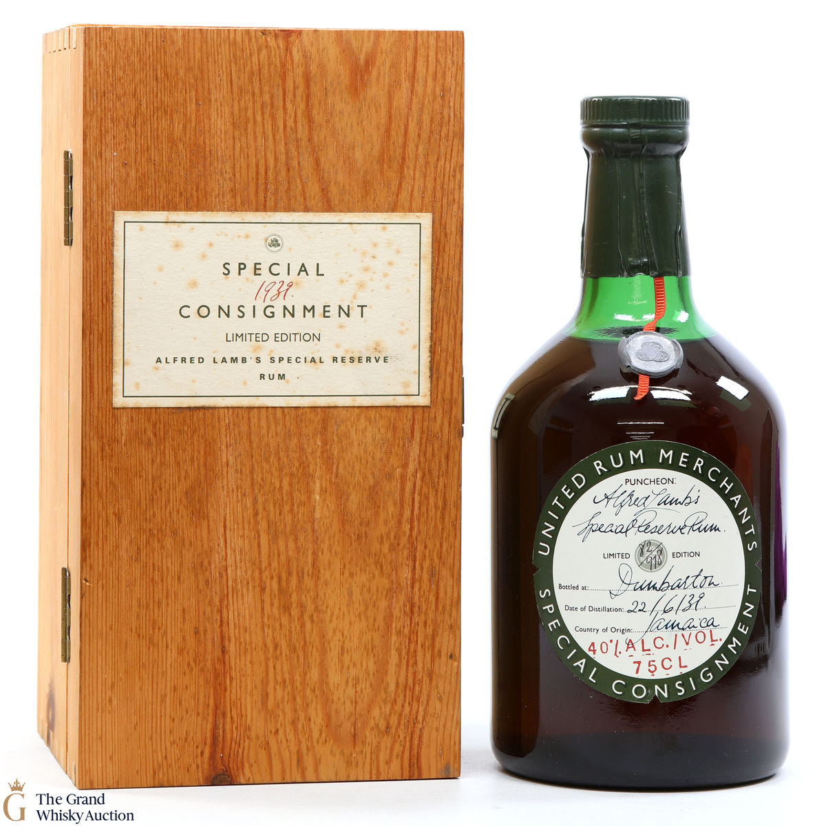 United Rum Merchants - Special Reserve 1939 - Alfred Lamb