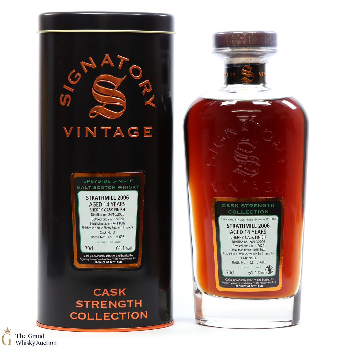 Strathmill-  14 Year Old - 2006 Signatory Vintage #3