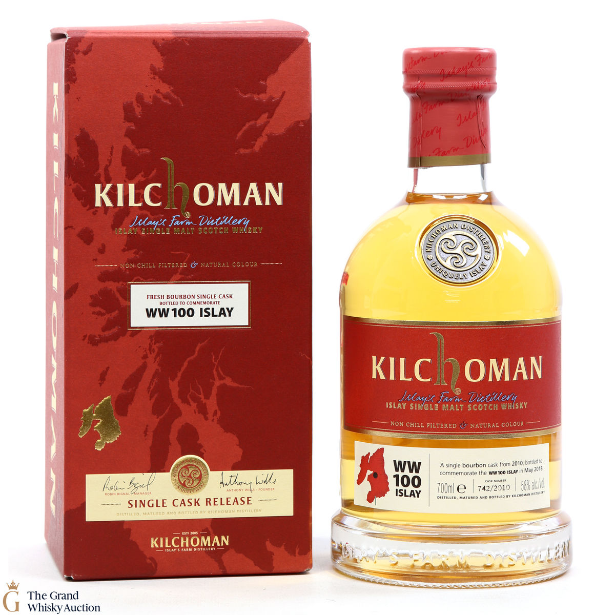 Kilchoman - 2010 Single Cask #742 WW100 Islay