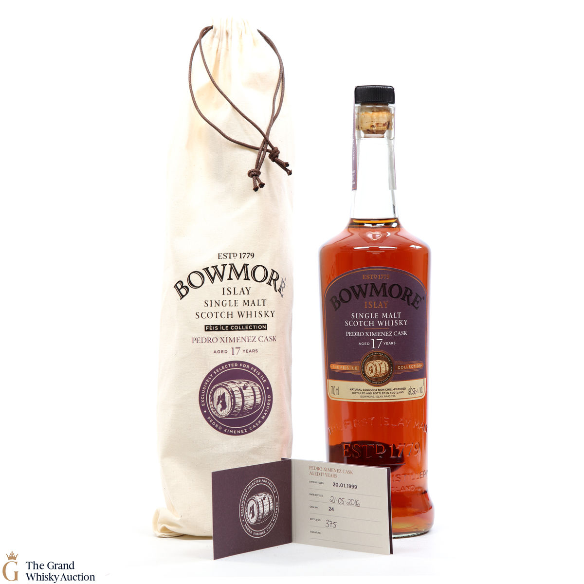 Bowmore - 17 Year Old  - 1999 Hand Filled PX Cask #24 - Fèis Ìle 2016