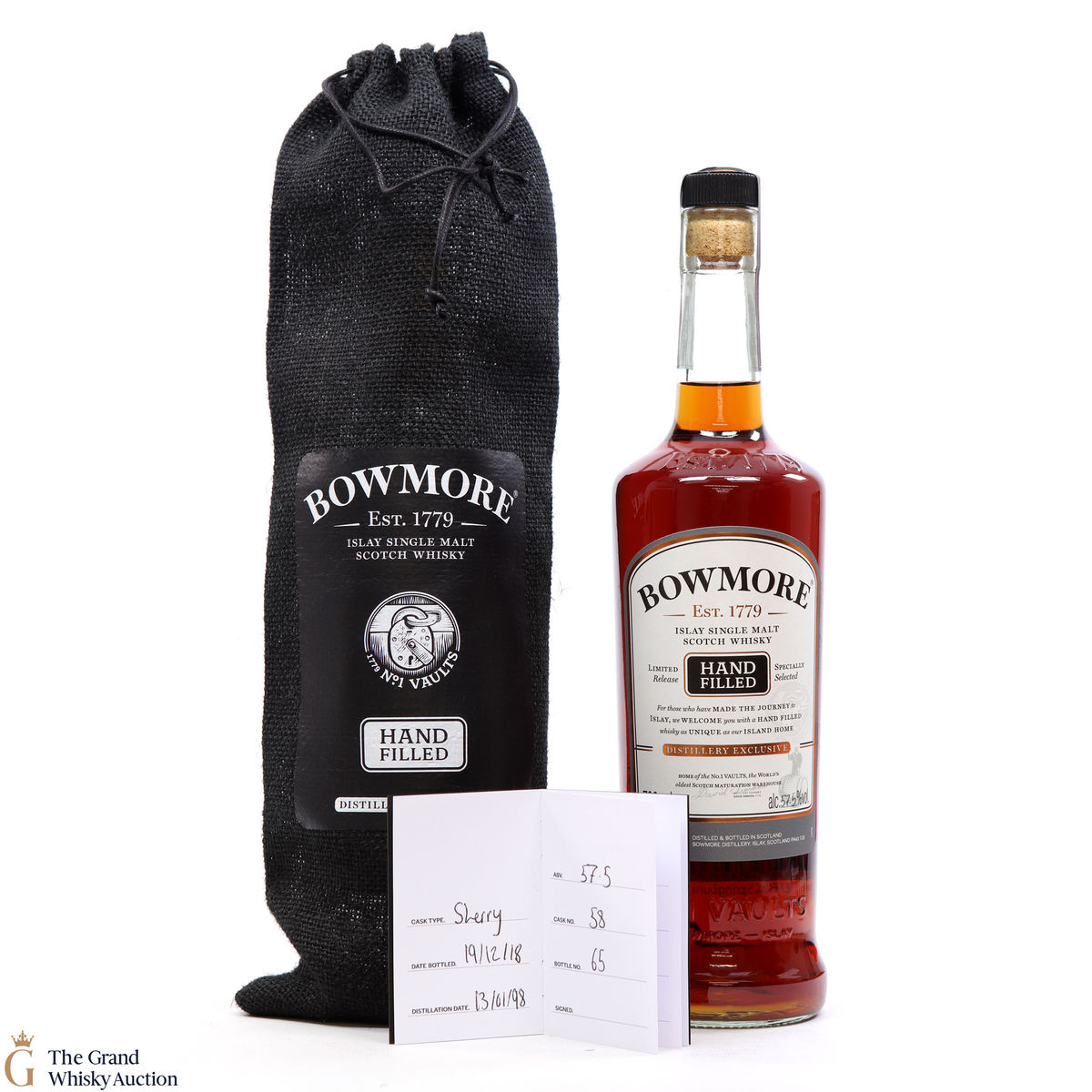 Bowmore - 21 Year Old 1998 - Hand Fill #58