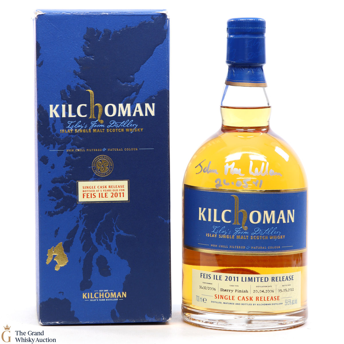 Kilchoman - 5 Year Old 2006 - Sherry - Feis Ile 2011 - SIGNED