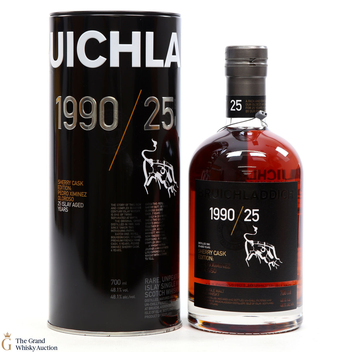 Bruichladdich - 25 Year Old 1990 -  Sherry Cask - Rare Cask Series 