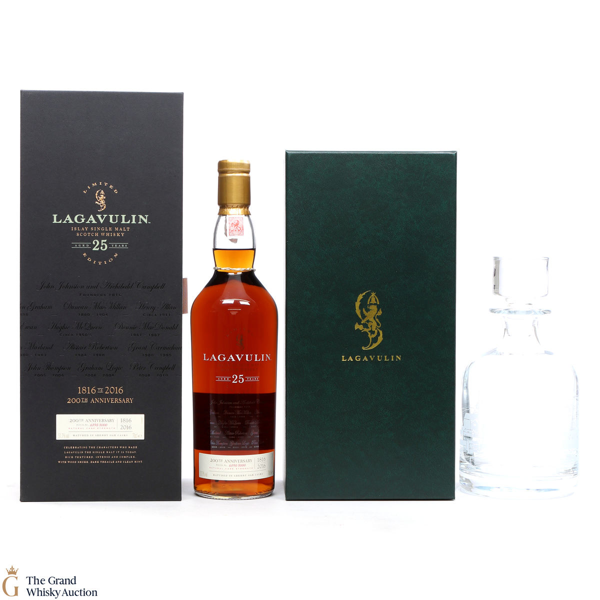 Lagavulin - 25 Year Old - 200th Anniversary & Decanter