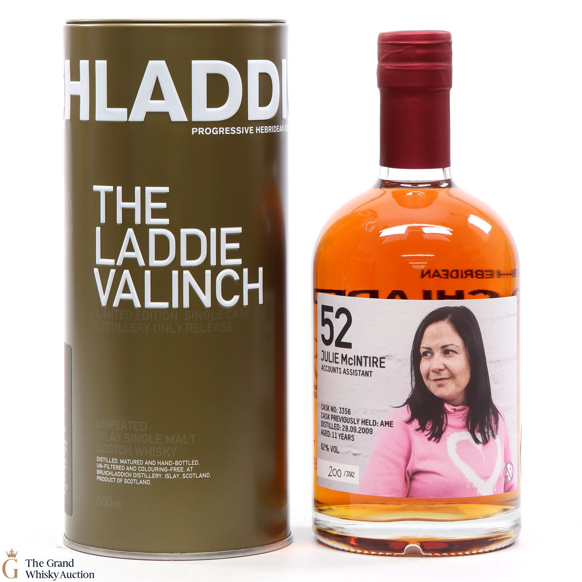 Bruichladdich -  No. 52 (Julie McIntire, Accounts Assistant)