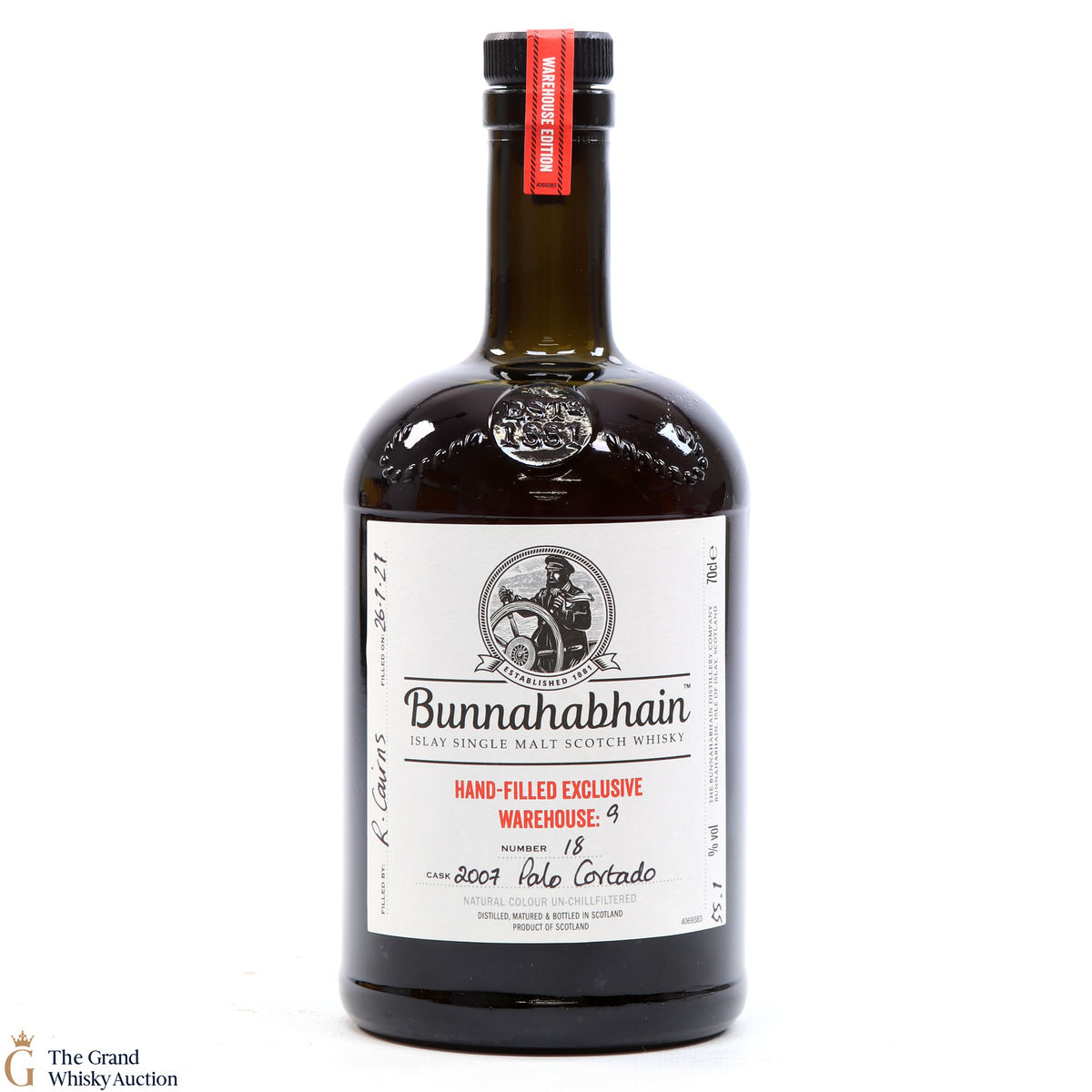 Bunnahabhain - 2007 Palo Cortado - Handfill 2021