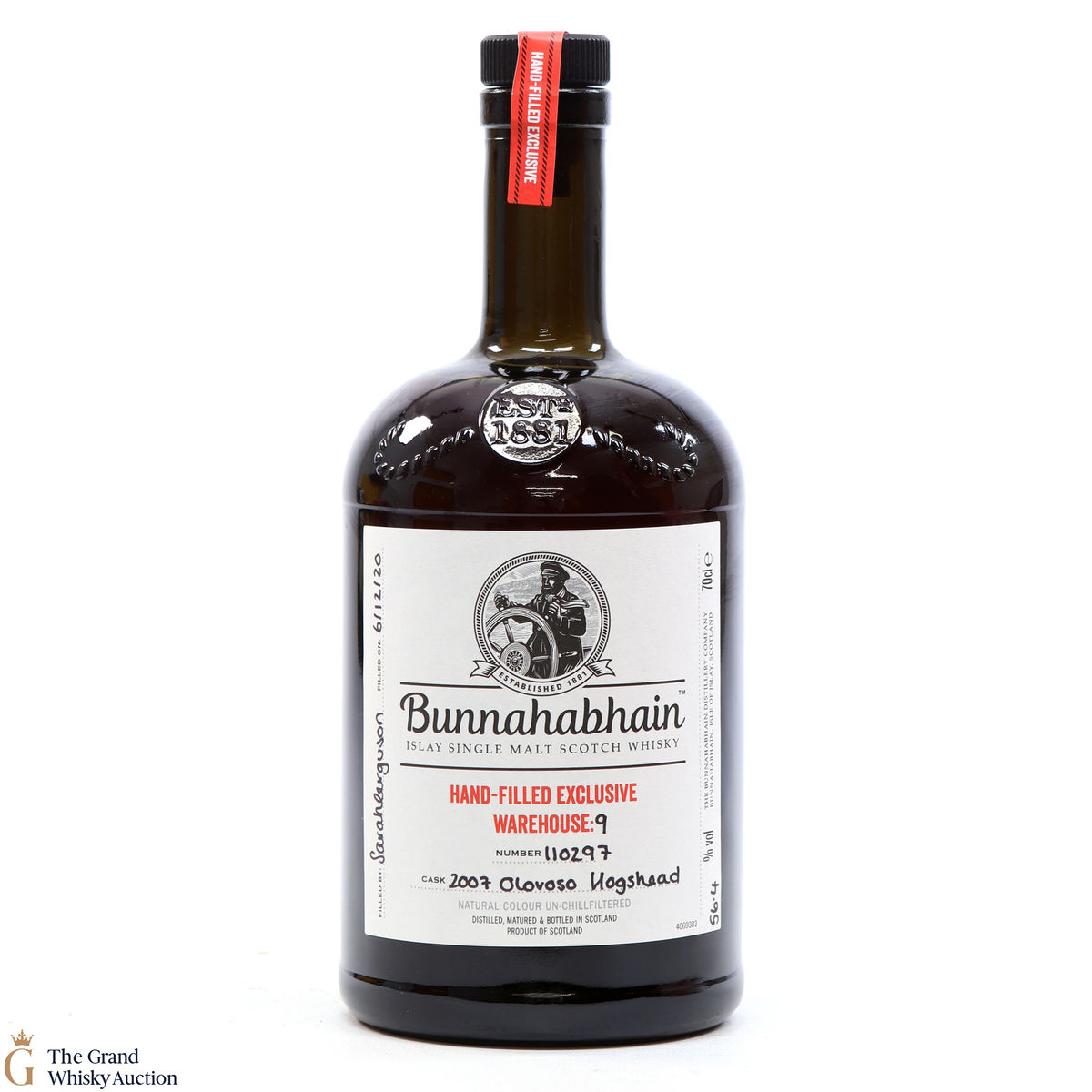 Bunnahabhain - 2007 Oloroso Hogshead #110297 (56.4%)