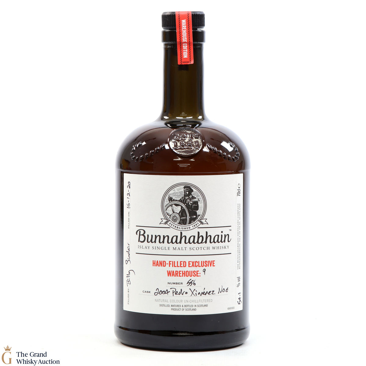 Bunnahabhain - 2004 Pedro Ximénez Noe #556 Hand Fill
