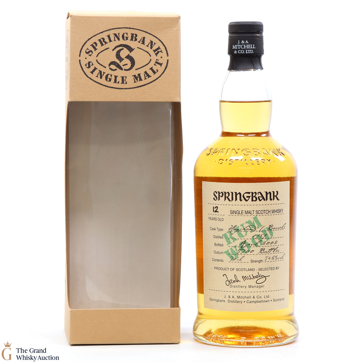 Springbank - 12 Year Old - Rum Wood (Limited Edition)