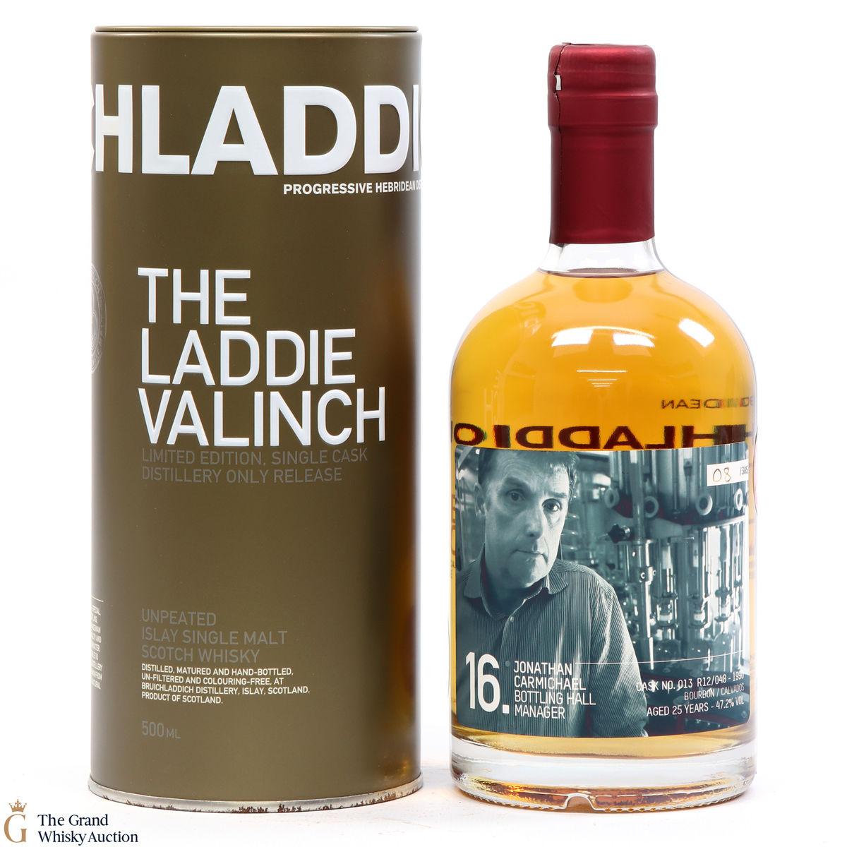 Bruichladdich - 25 Year Old - Valinch 16 - Jonathan Carmichael (SIGNED)