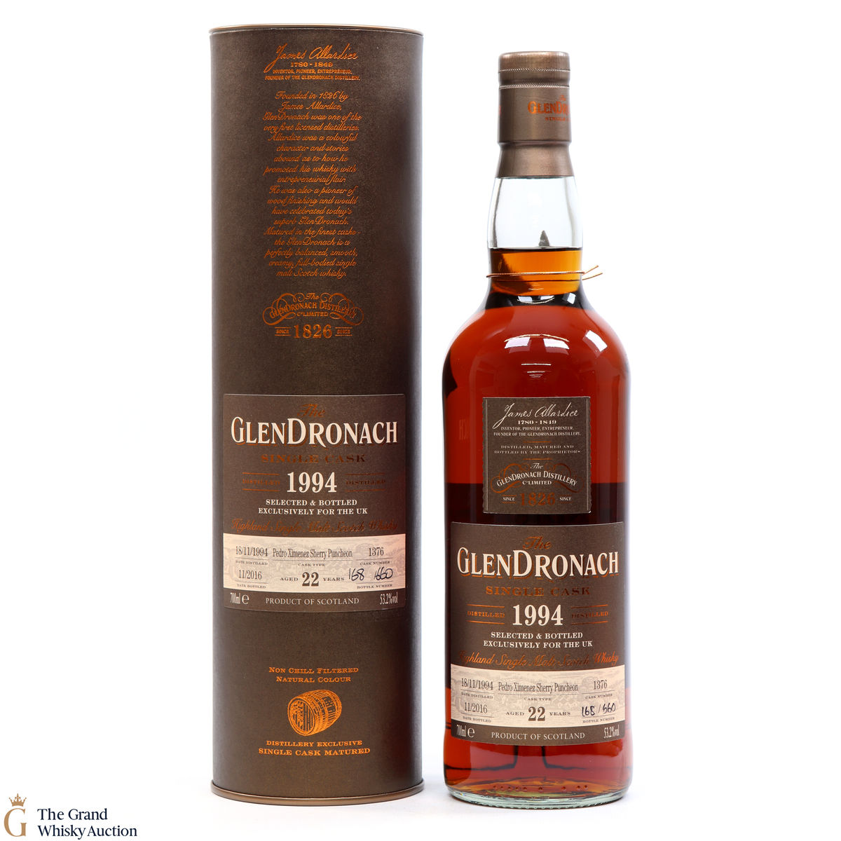 GlenDronach - 22 Year Old - 1994 Single PX Cask #1376
