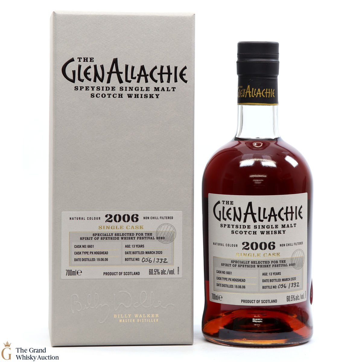 Glenallachie - 13 Year Old 2006 Single Cask #6601 - Spirit of Speyside 2020