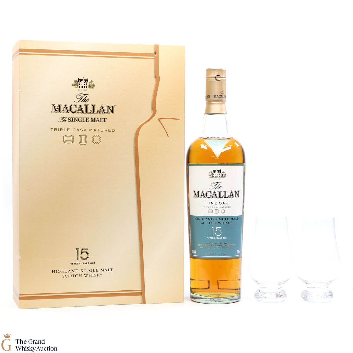 Macallan - 15 Year Old - Triple Cask (Fine Oak) Gift Set