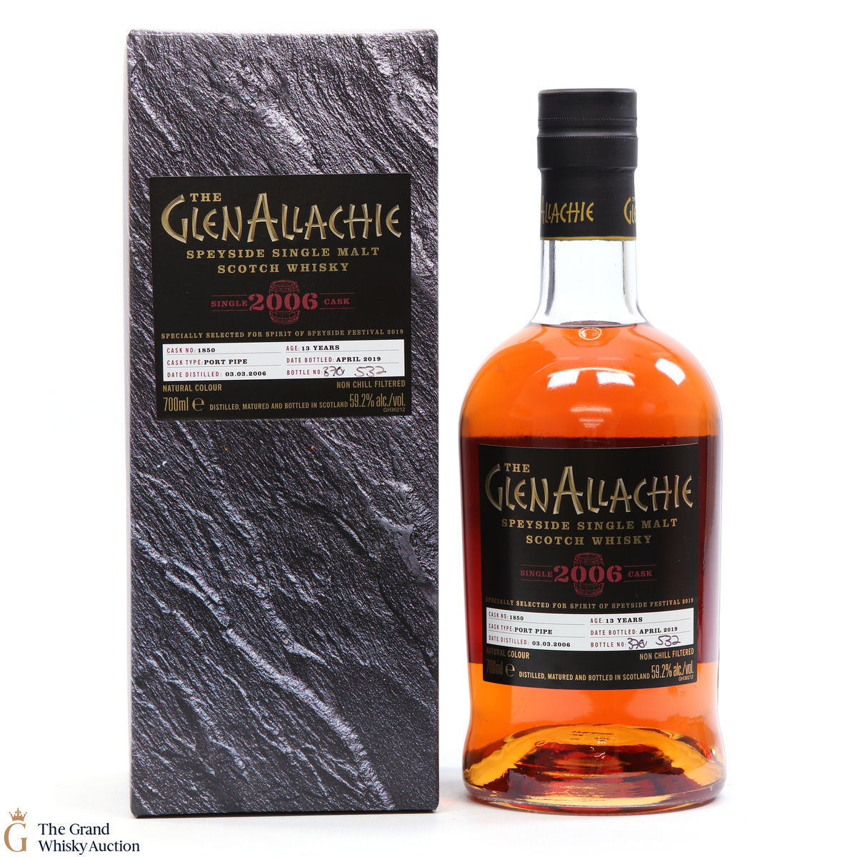 Glenallachie - 13 Year Old 2006 - Single Cask #1850 Spirit of Speyside 2019