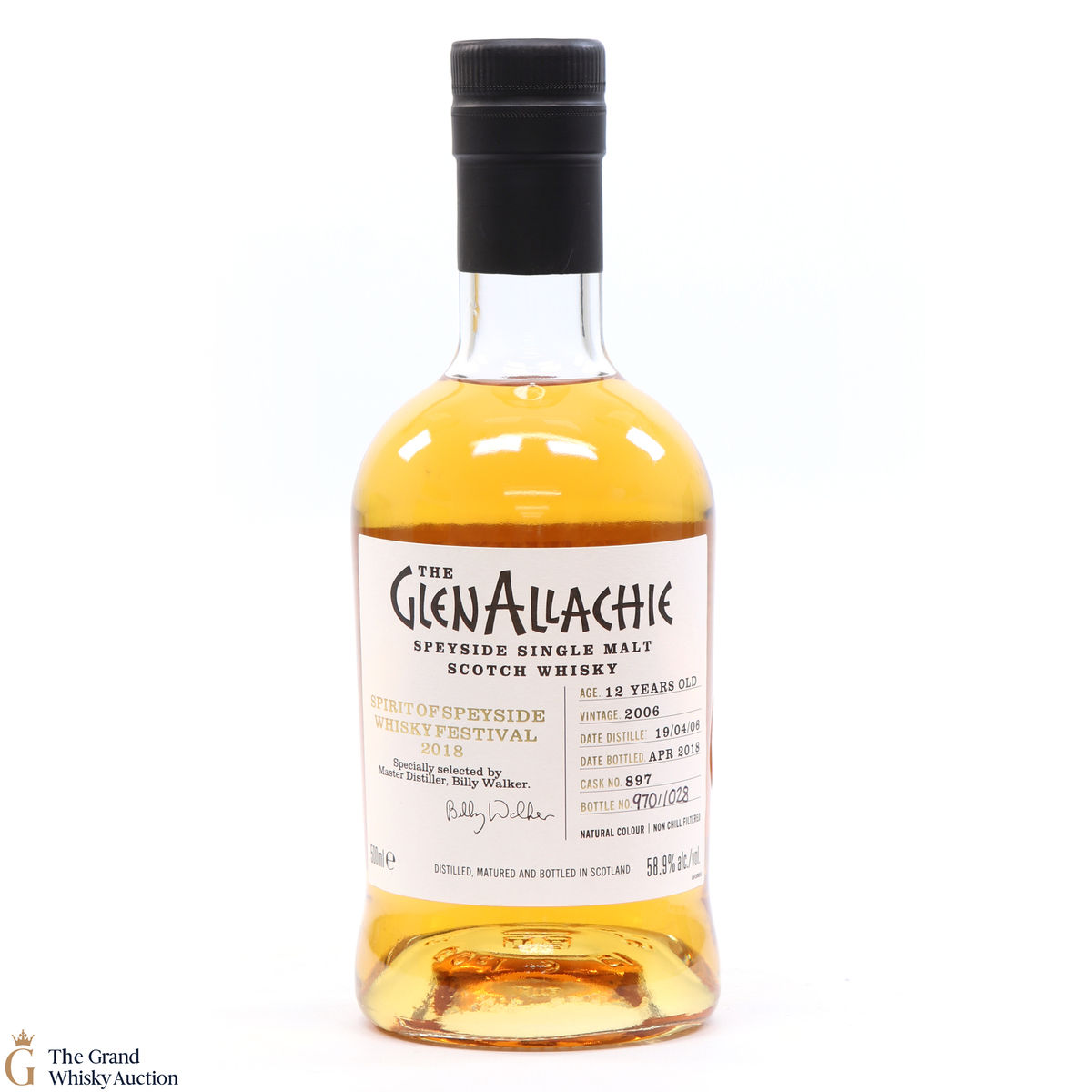GlenAllachie - 12 Year Old 2006 #897 - Spirit of Speyside 2018 (SIGNED)
