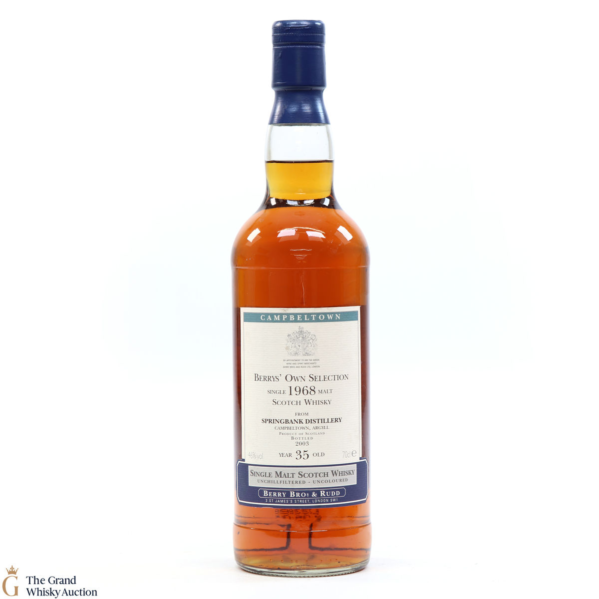 Springbank - 35 Year Old 1968 Berry Bro's 2003