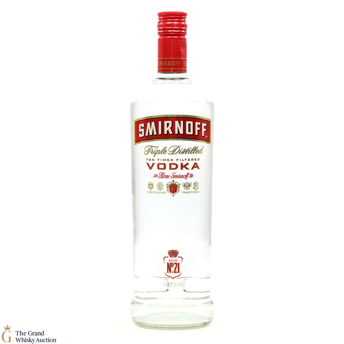 Smirnoff - Vodka 37.5% ABV 1L