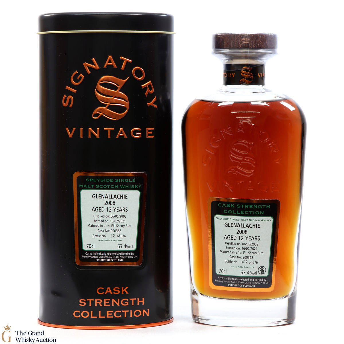 Glenallachie - 12 Year 2008 - Signatory #900368