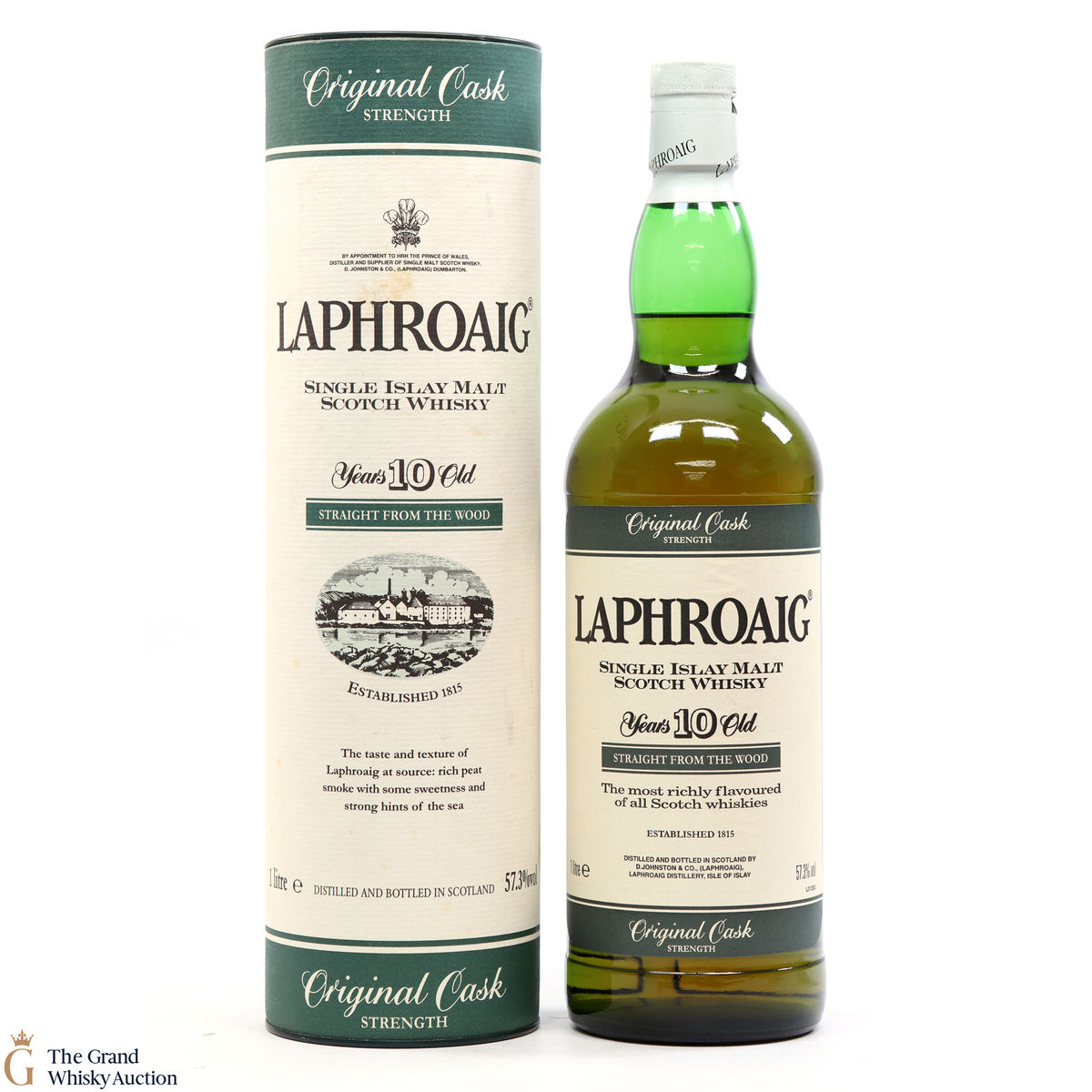 Laphroaig - 10 Year Old - Original Cask Strength 57.3% 1L