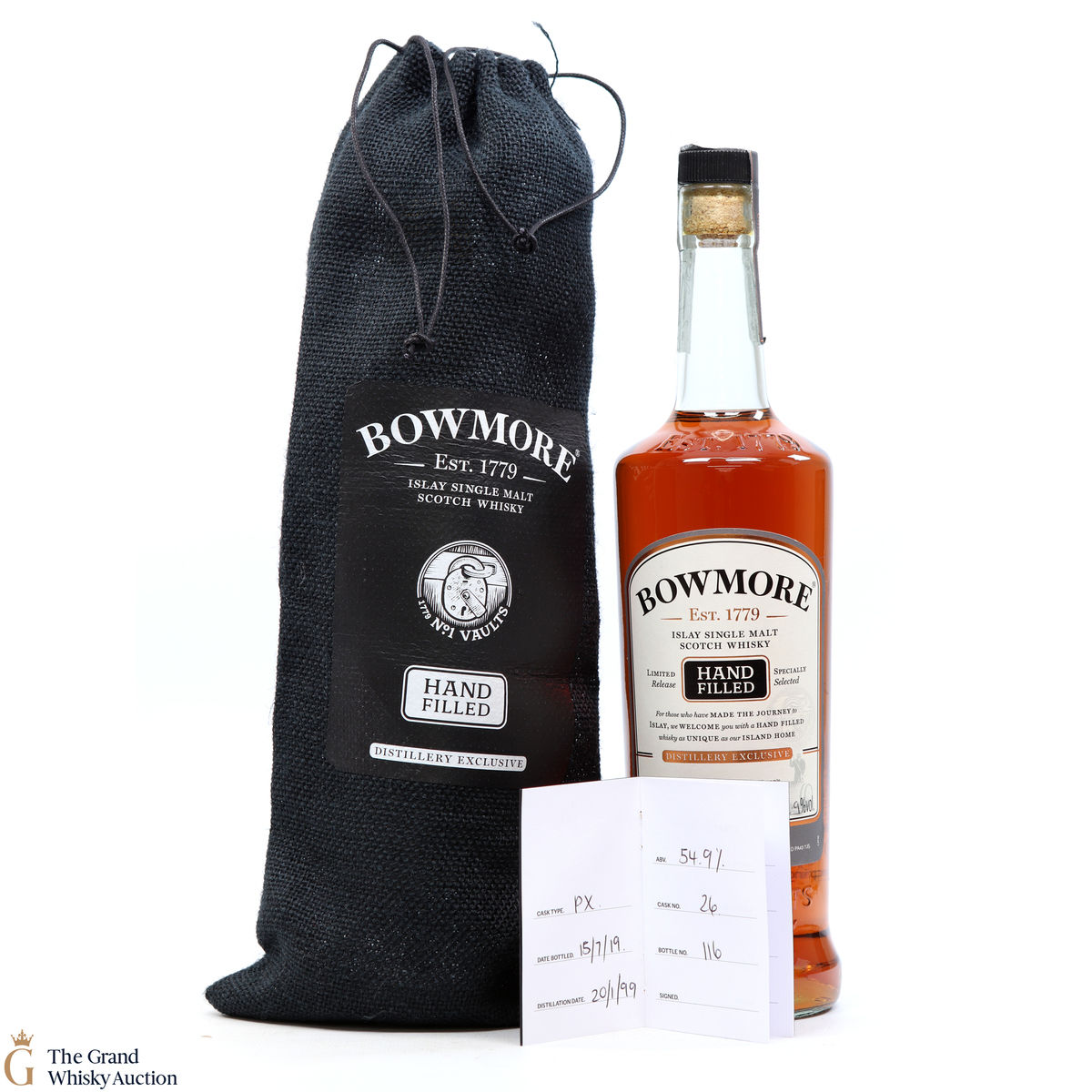 Bowmore - 20 Year Old - 2019 Hand Fill - PX Cask #26