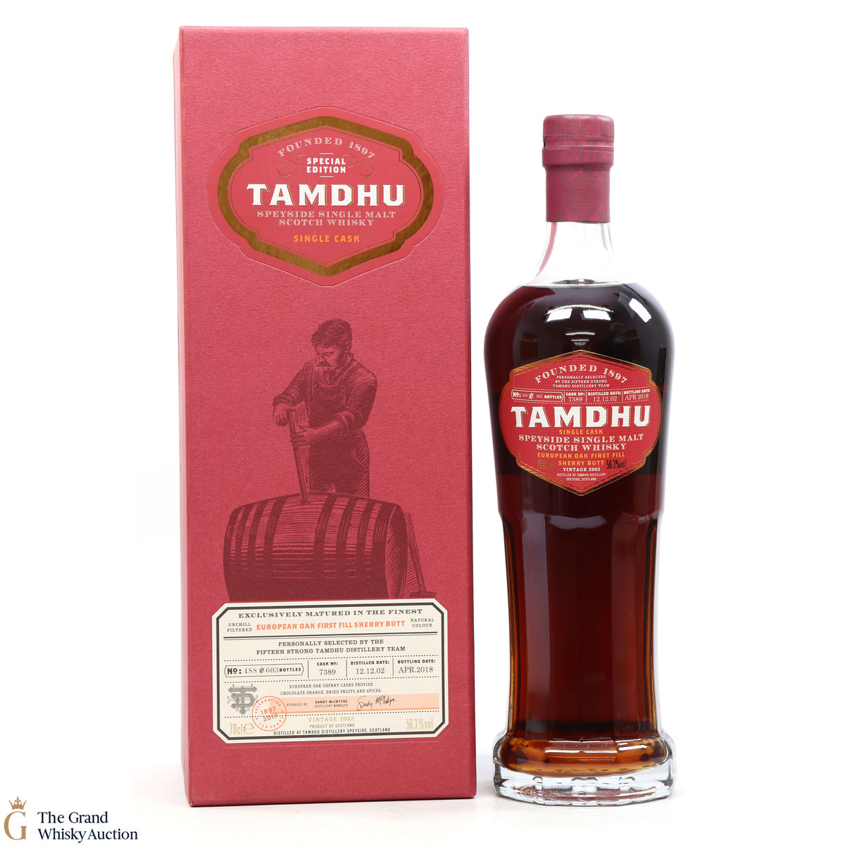 Tamdhu - 2002 Single Cask #7389 Distillery Team Selection