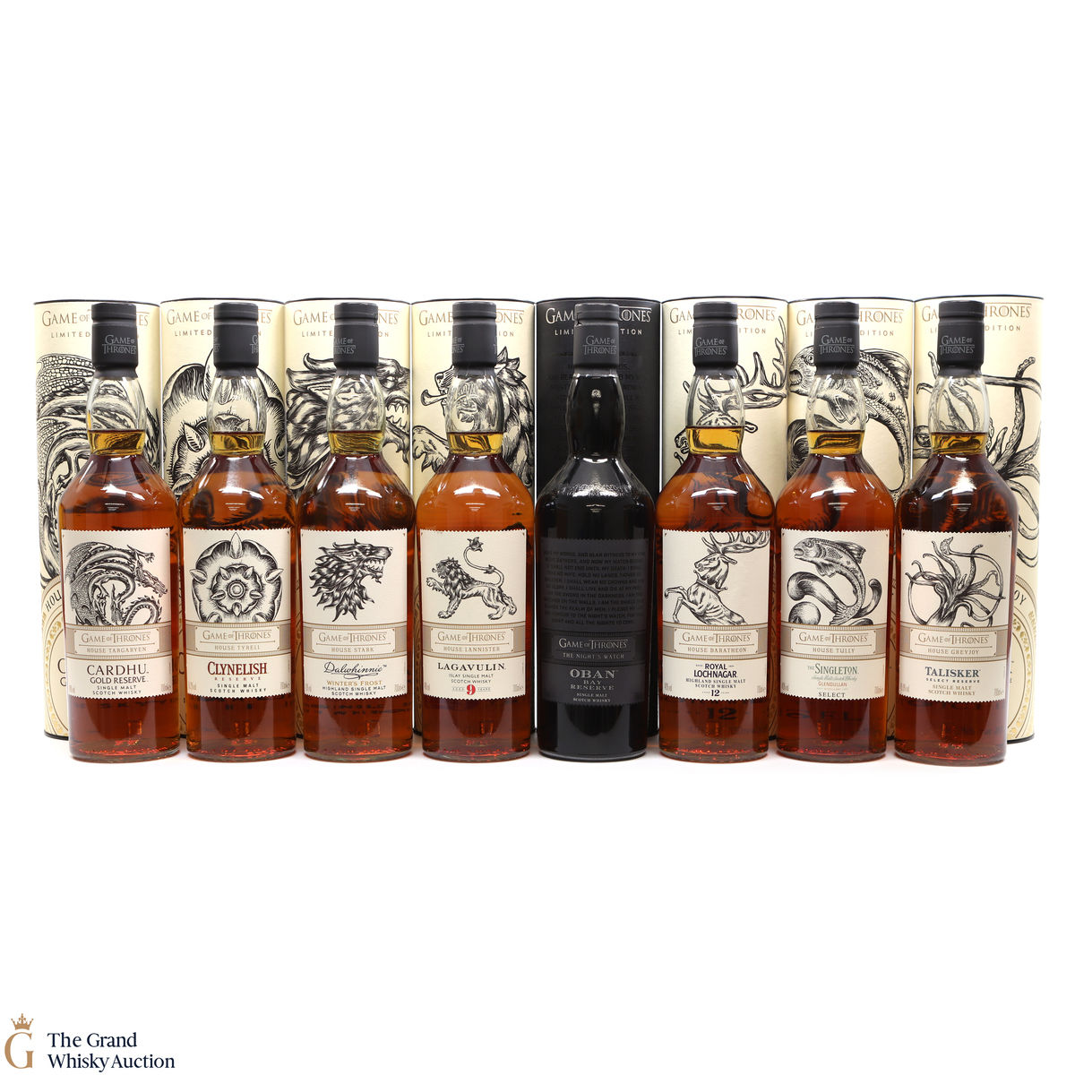 Game of Thrones - Limited Editions - 8 x 70cl