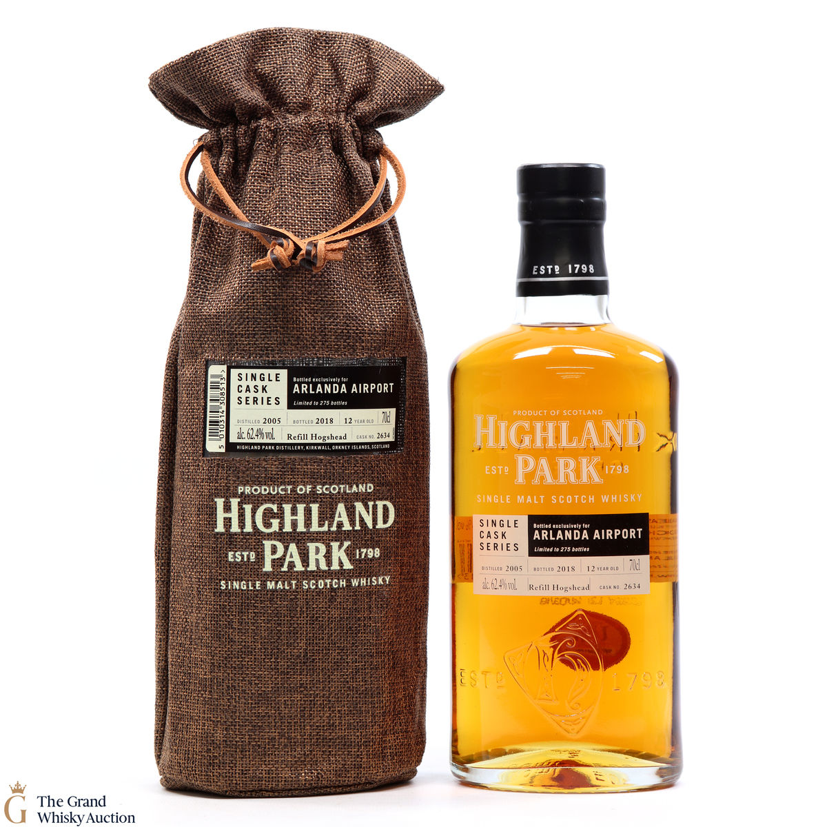 Highland Park - 12 Year Old - Single Cask #2634 - Arlanda Airport