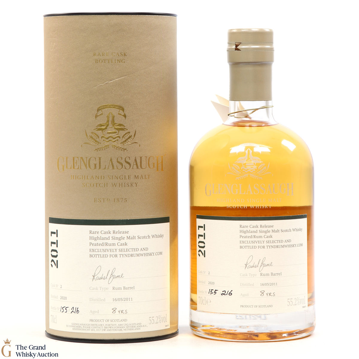 Glenglassaugh - 8 Year Old - 2011 Rare Cask Release Tyndrumwhisky.com