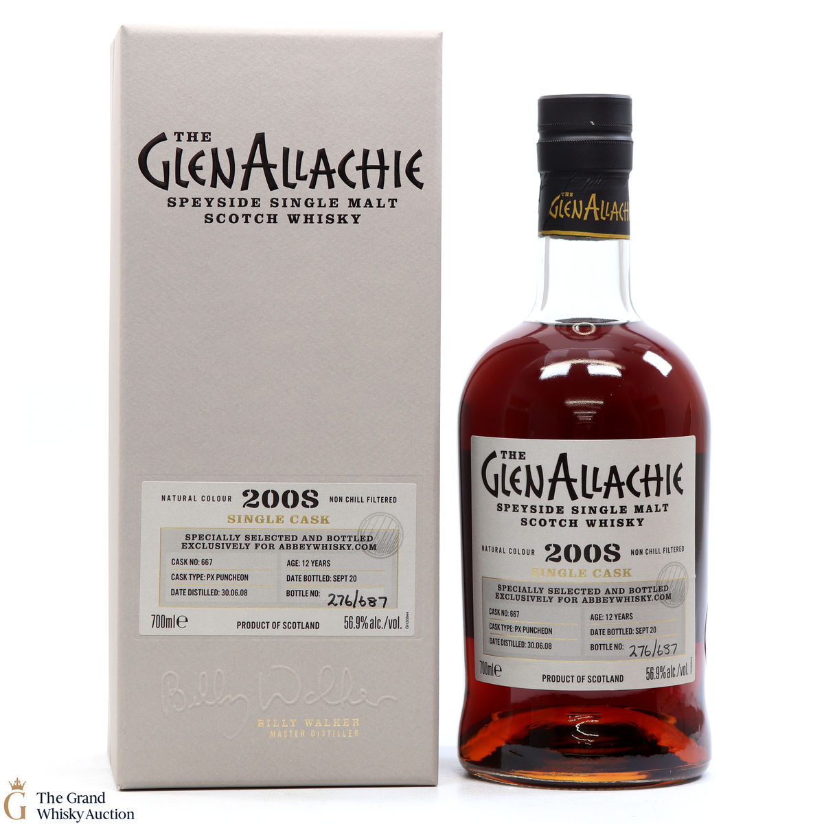 Glenallachie - 12 Year Old 2008 #667 Abbey Whisky
