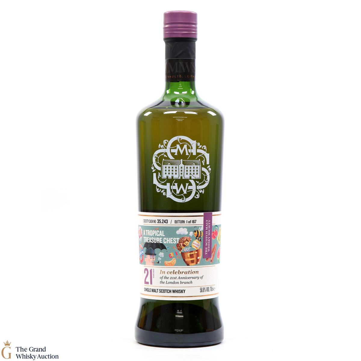 Glen Moray - 21 Year Old SMWS 35.243 - 21st Anniversary London Branch
