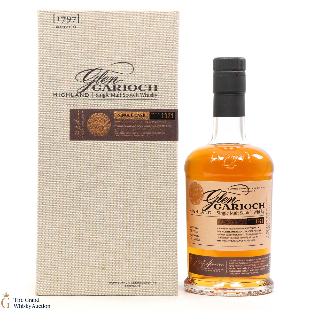 Glen Garioch - 1971 Single Cask #2038 2011