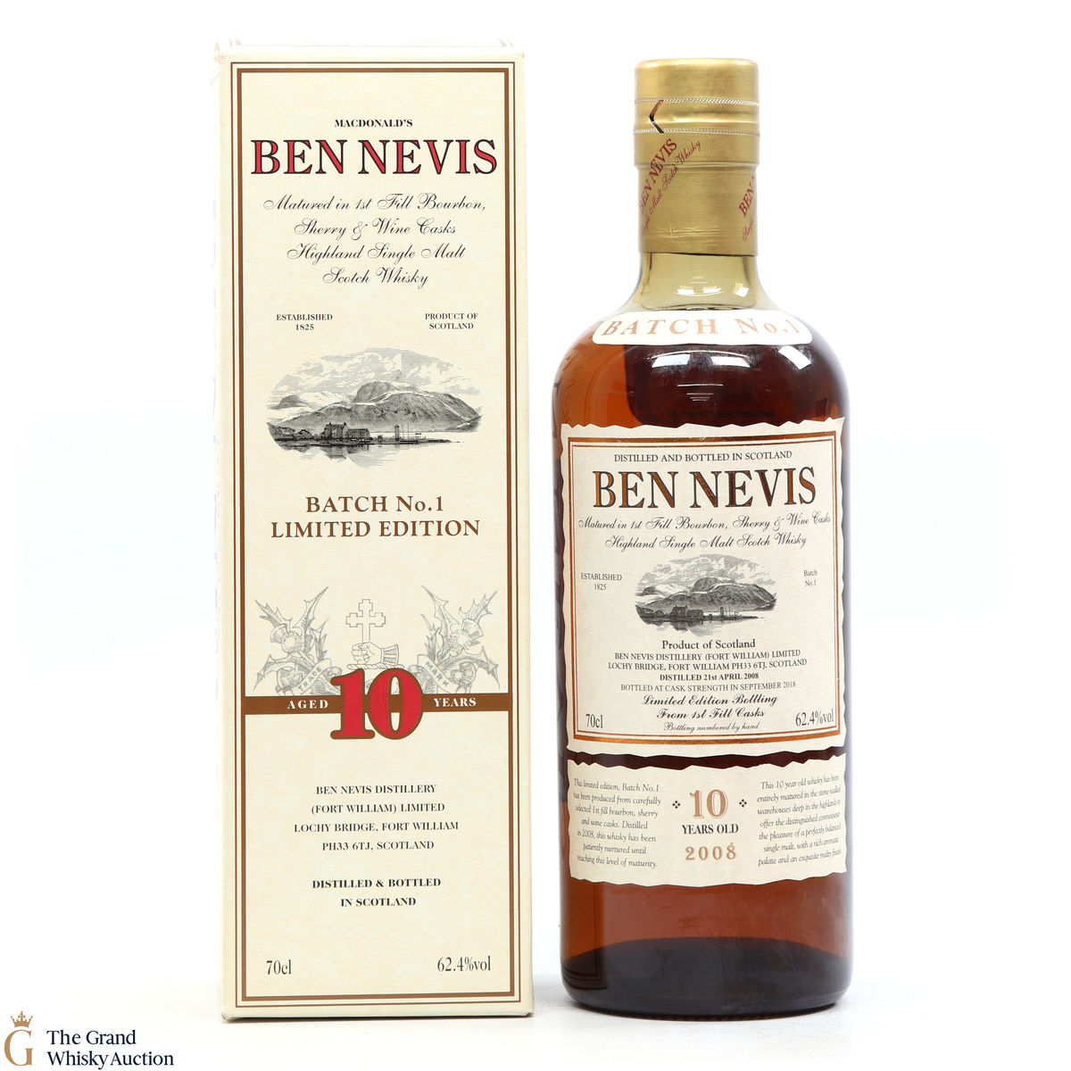Ben Nevis - 10 Year Old 2008 Cask Strength Batch #1