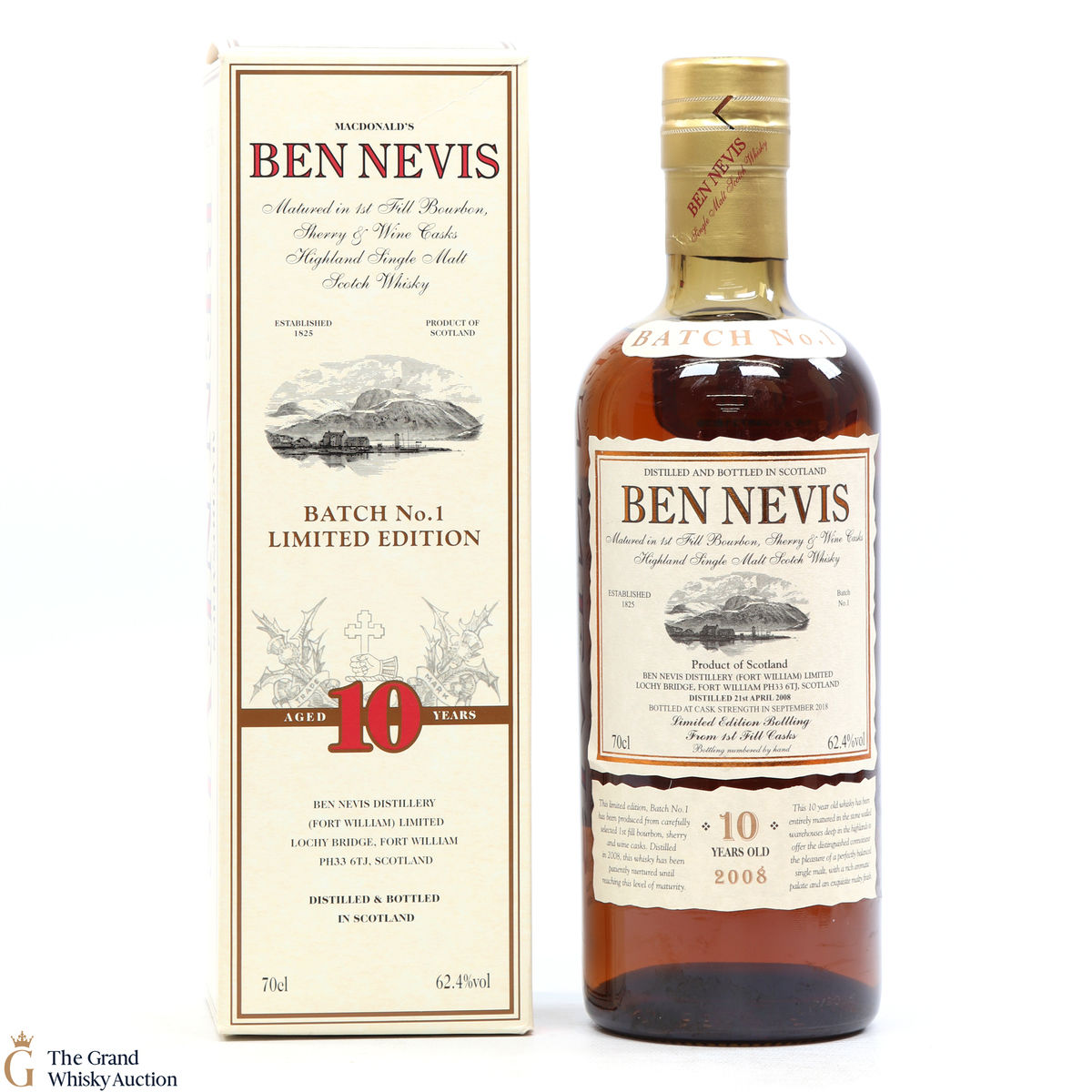 Ben Nevis - 10 Year Old 2008 Cask Strength Batch #1
