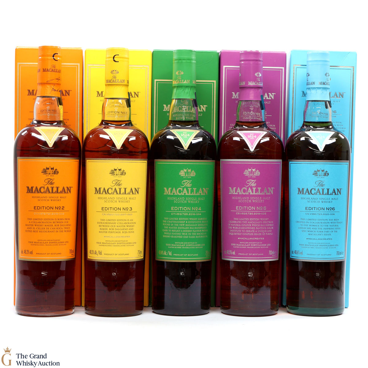 Macallan - Edition 2,3,4,5 & 6