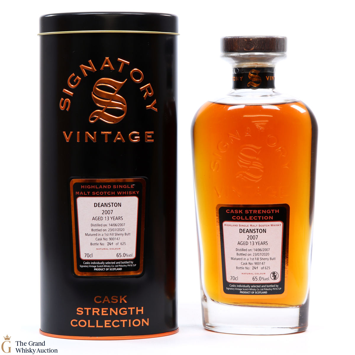 Deanston - 13 Year Old 2007 - Signatory #900147