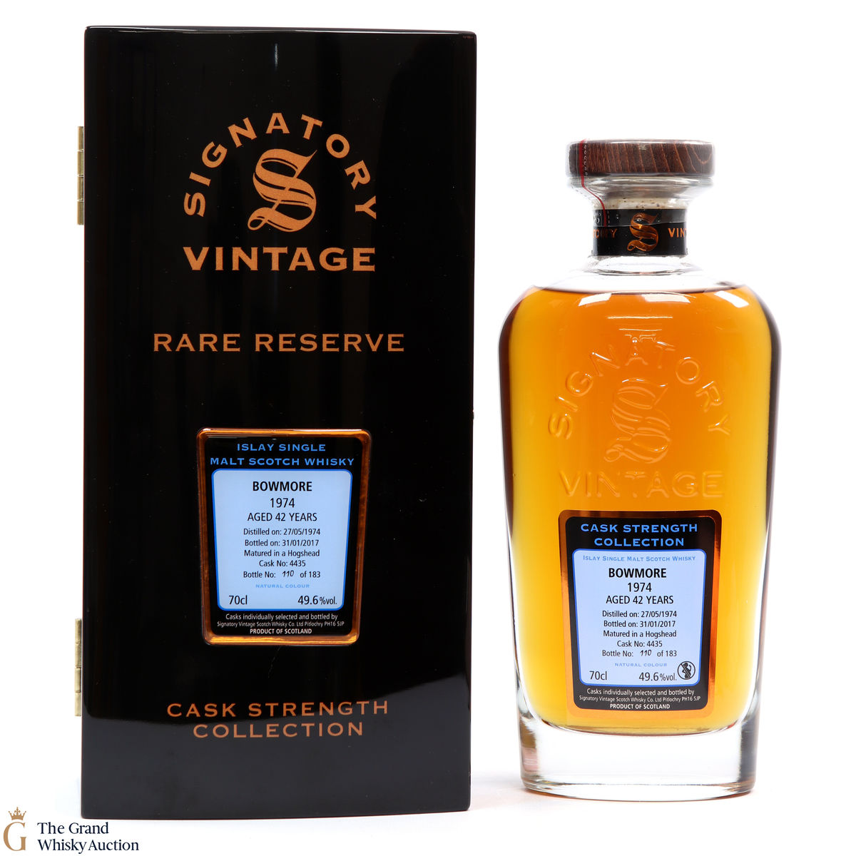 Bowmore - 42 Year Old 1974 - Signatory #4435