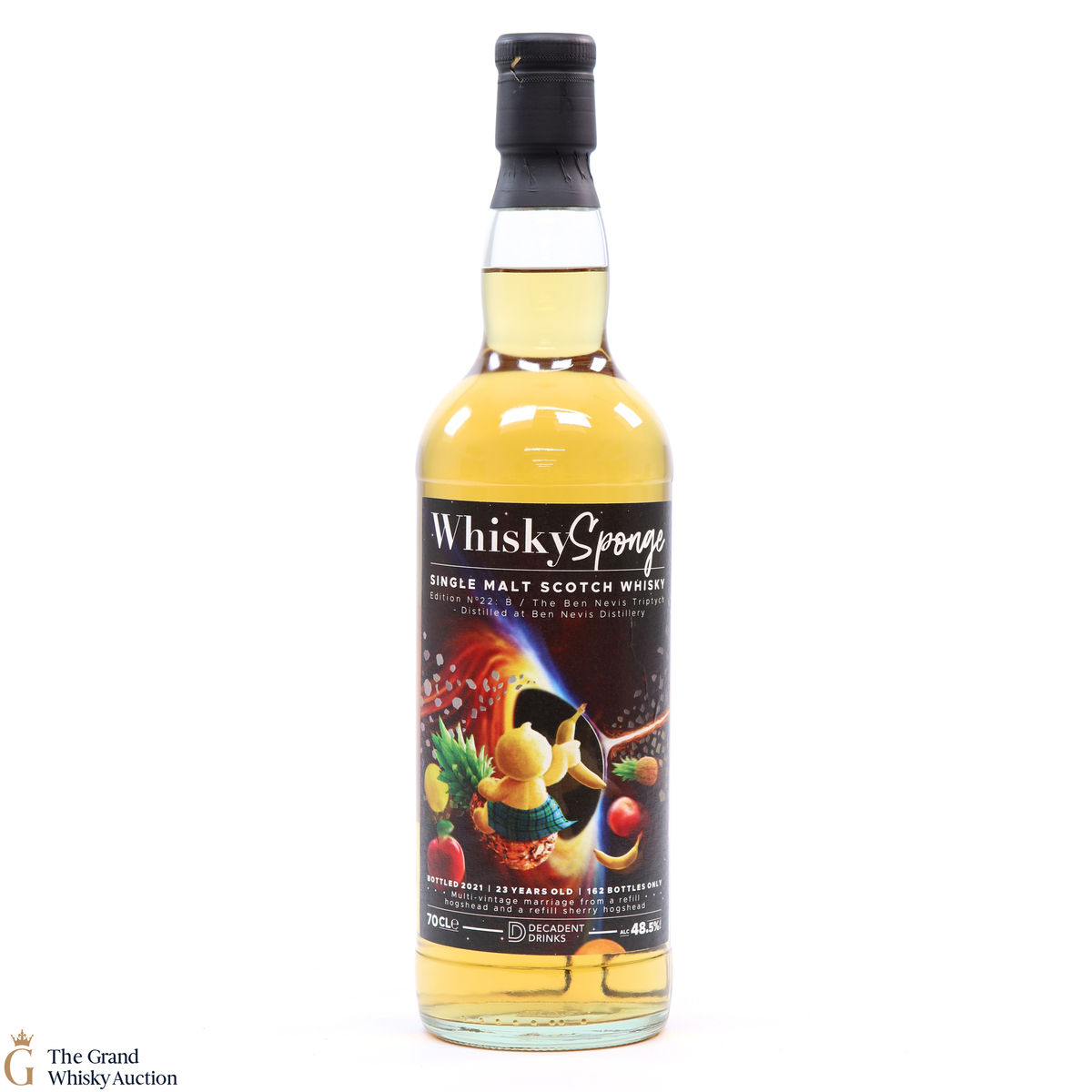 Ben Nevis - 23 Year Old - Edition No. 22 B Whisky Sponge Triptych