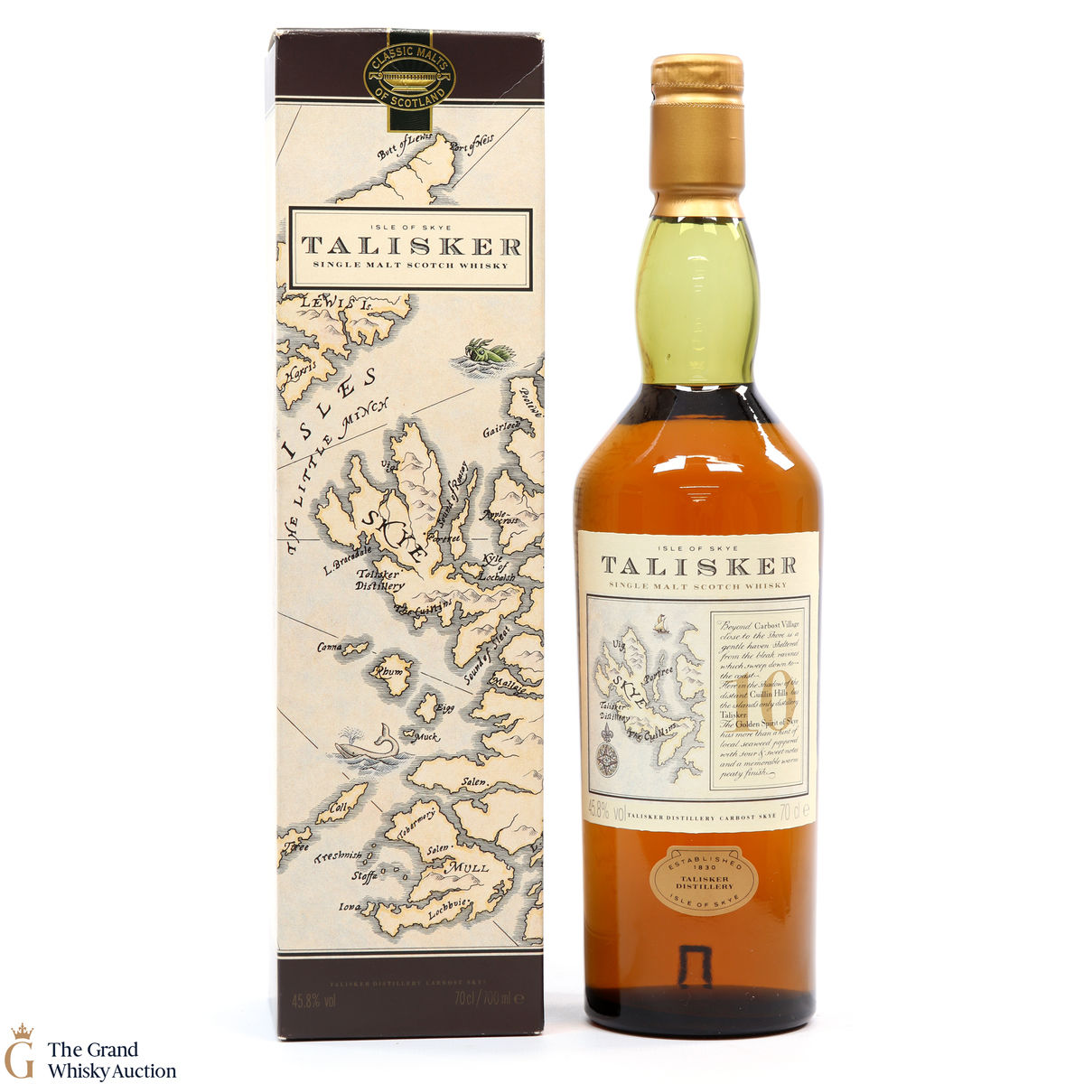 Talisker - 10 Year Old - Map Label 