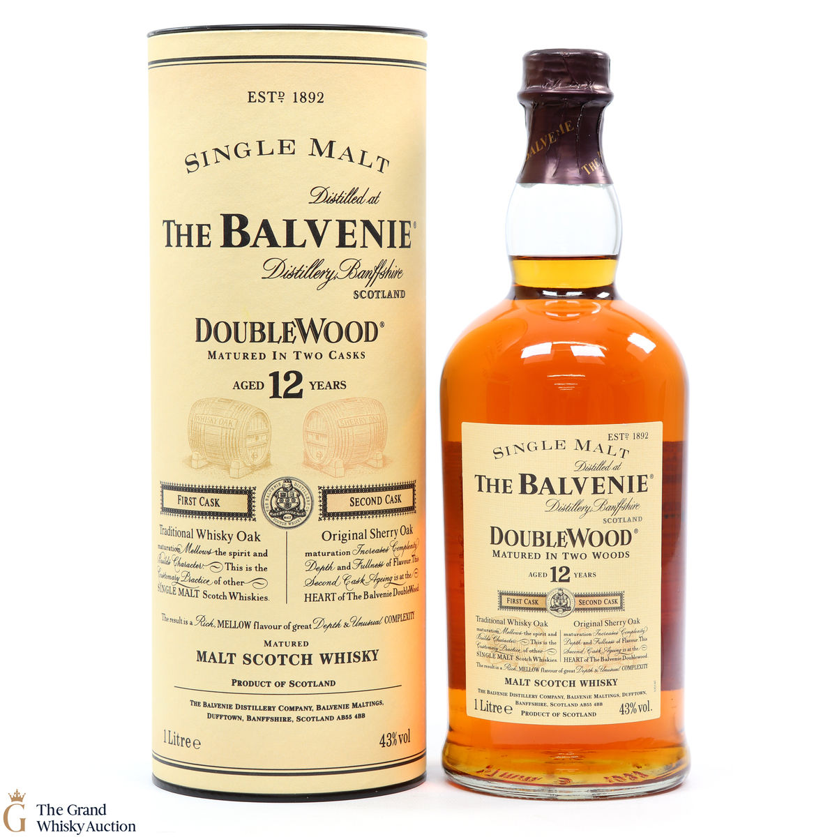 Balvenie -12 Year Old - Doublewood 1L