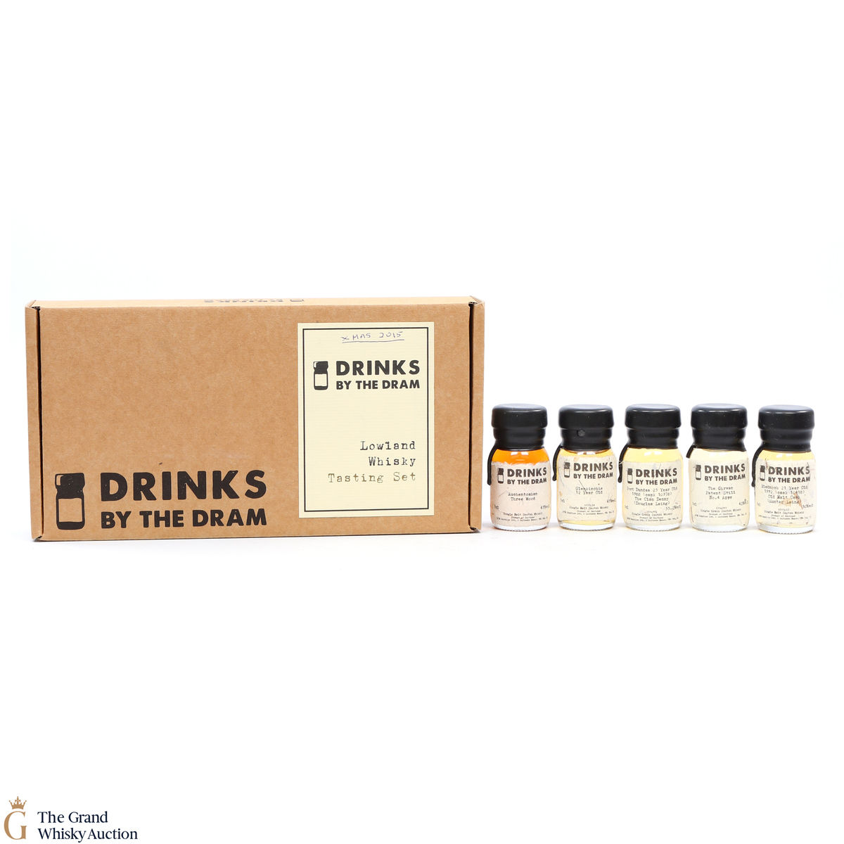 Master of Malt - Drinks By The Dram - Lowland Whisky Tasting Set 5 x 3cl
