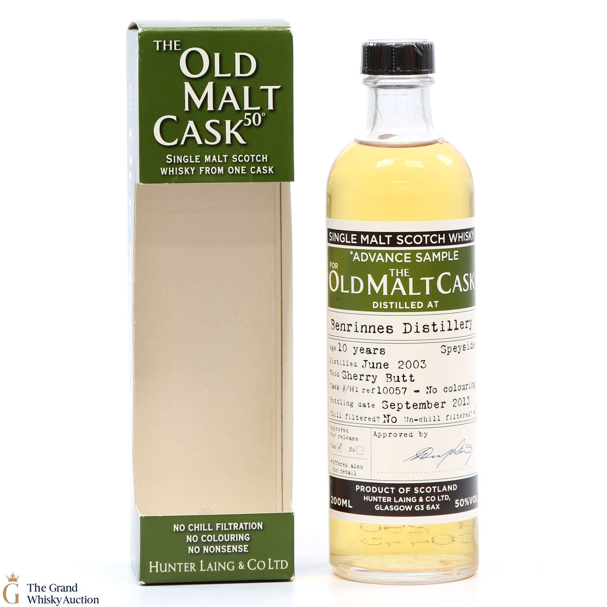 Benrinnes - 10 Year Old 2003 Old Malt Cask 20cl