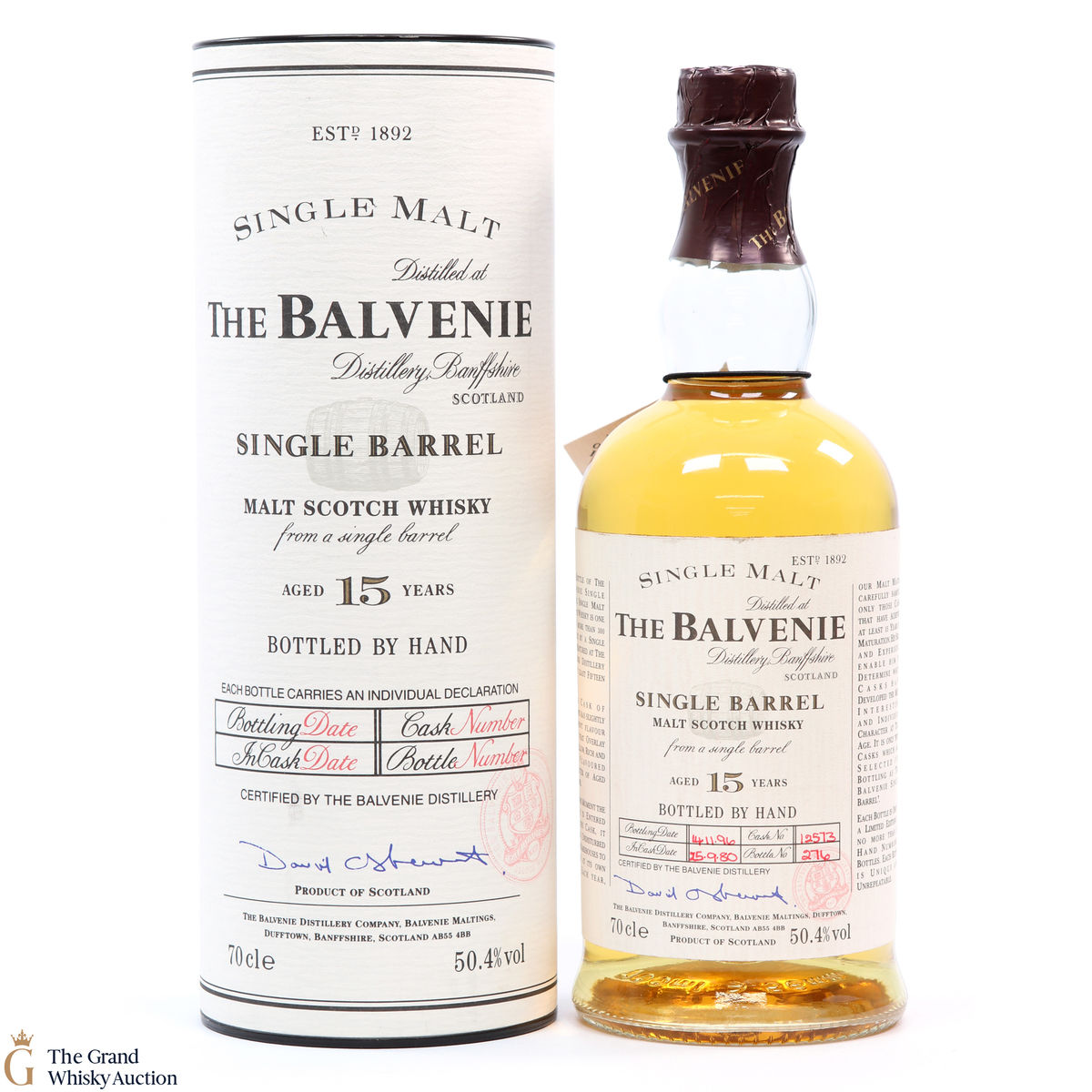 Balvenie - 15 Year Old 1996 - Single Barrel #12573