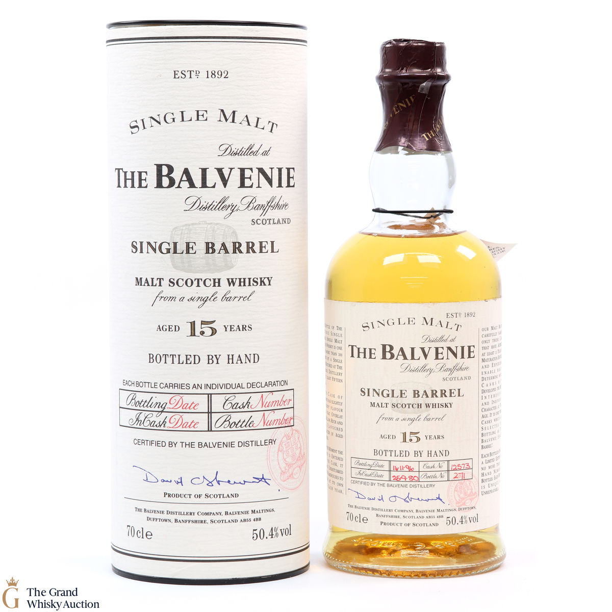 Balvenie - 15 Year Old 1980 - Single Barrel #12573