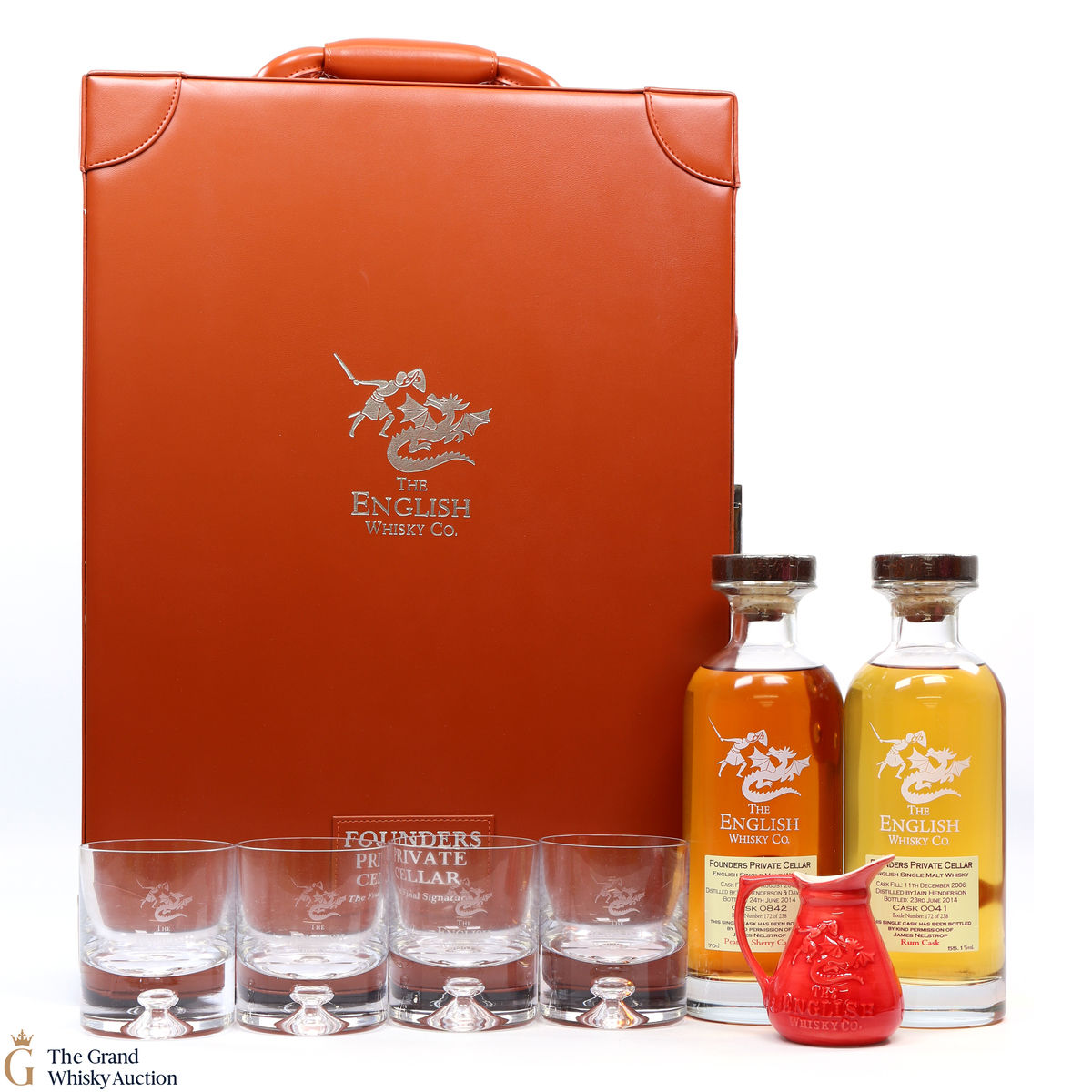 English Whisky Co - The Final Signature - Leather Case (2 x 70cl)