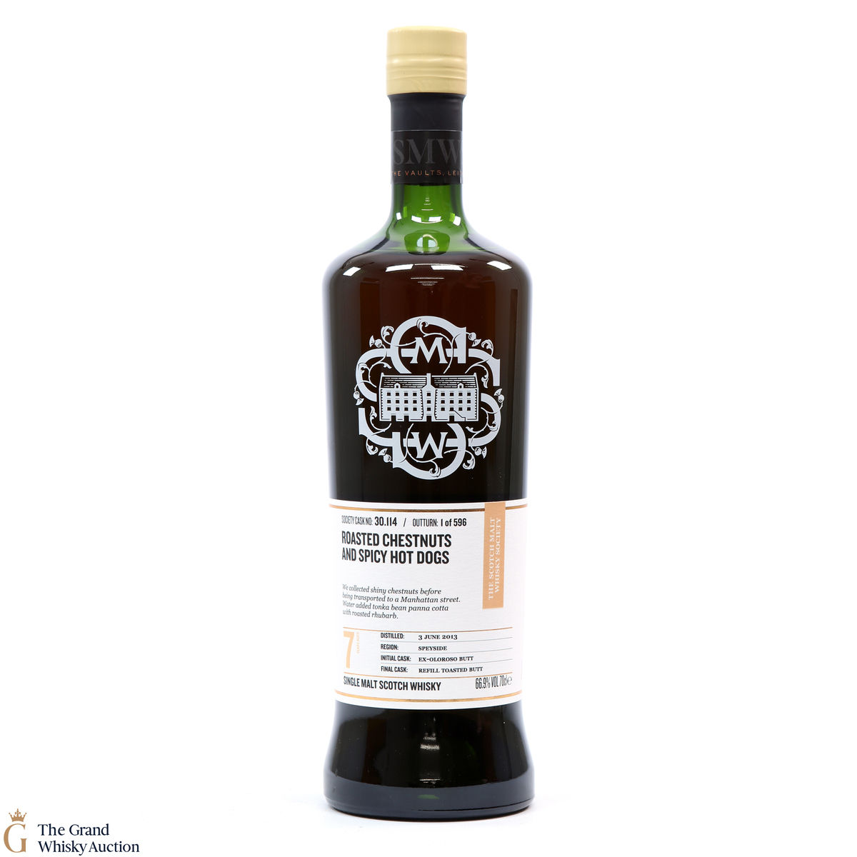 Glenrothes - 7 Year Old 2013 - SMWS 30.114 - Roasted Chestnuts and Spicy Hot Dogs