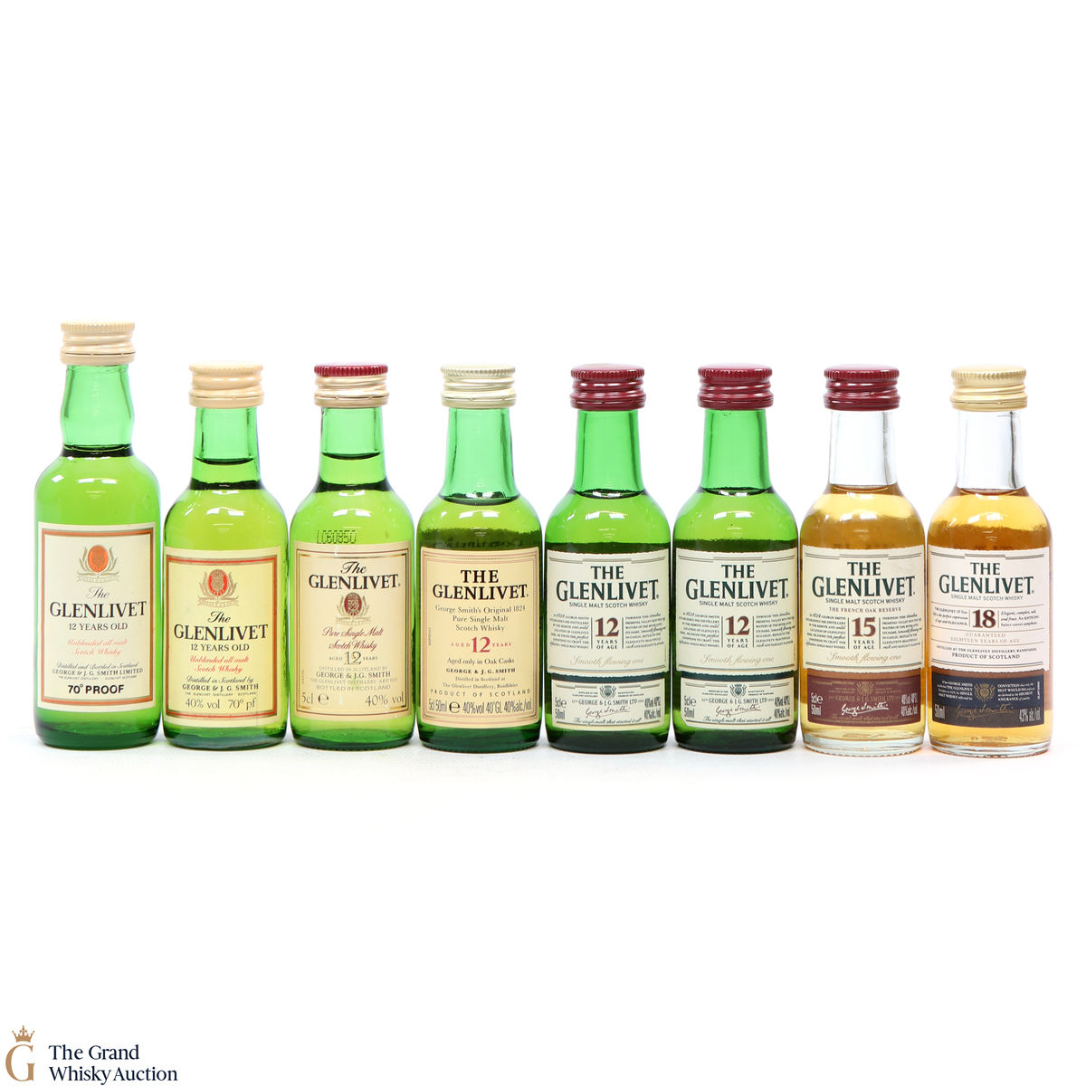 8 x Glenlivet Miniatures