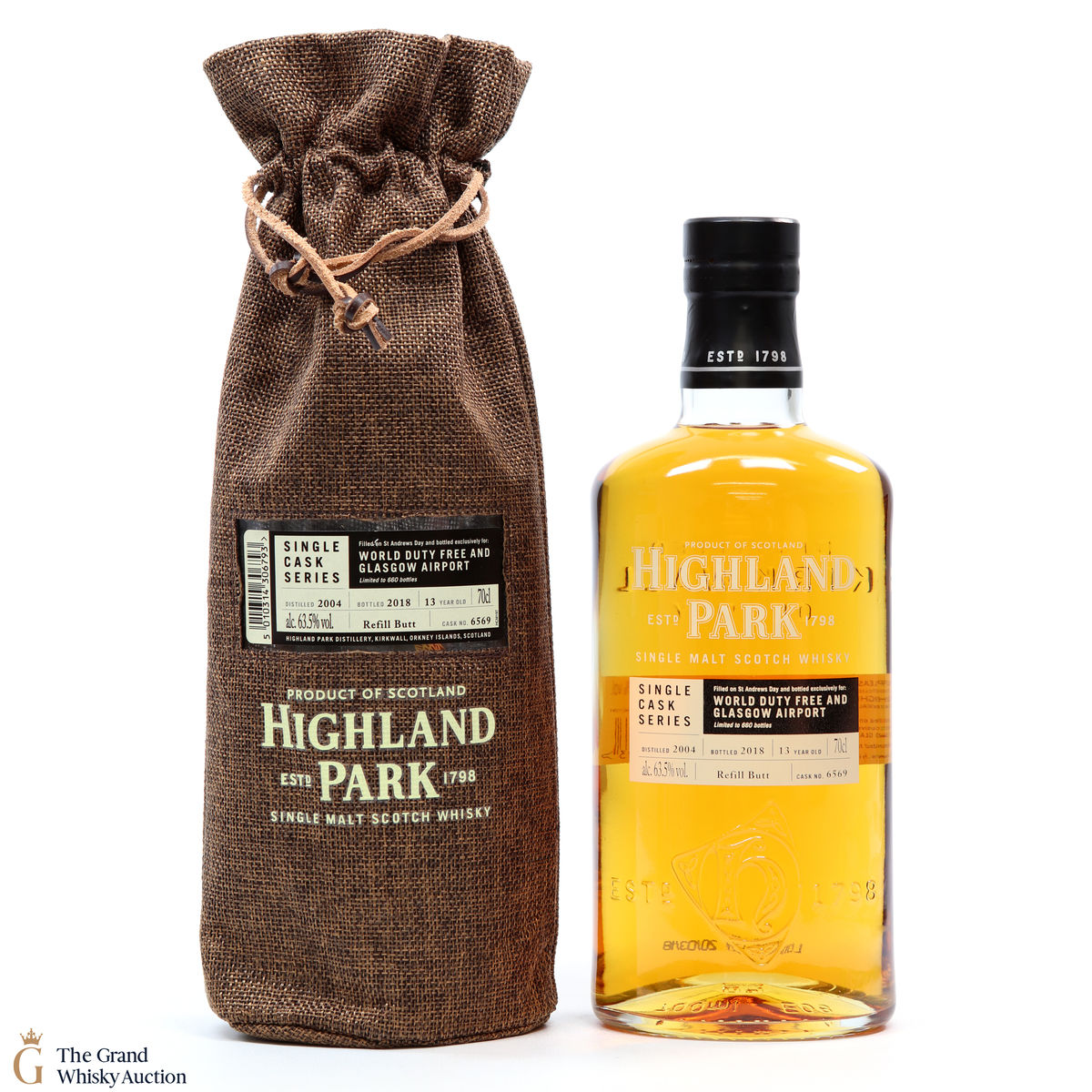 Highland Park - 13 Year Old - Single Cask #6569 - World Duty Free & Glasgow Airport