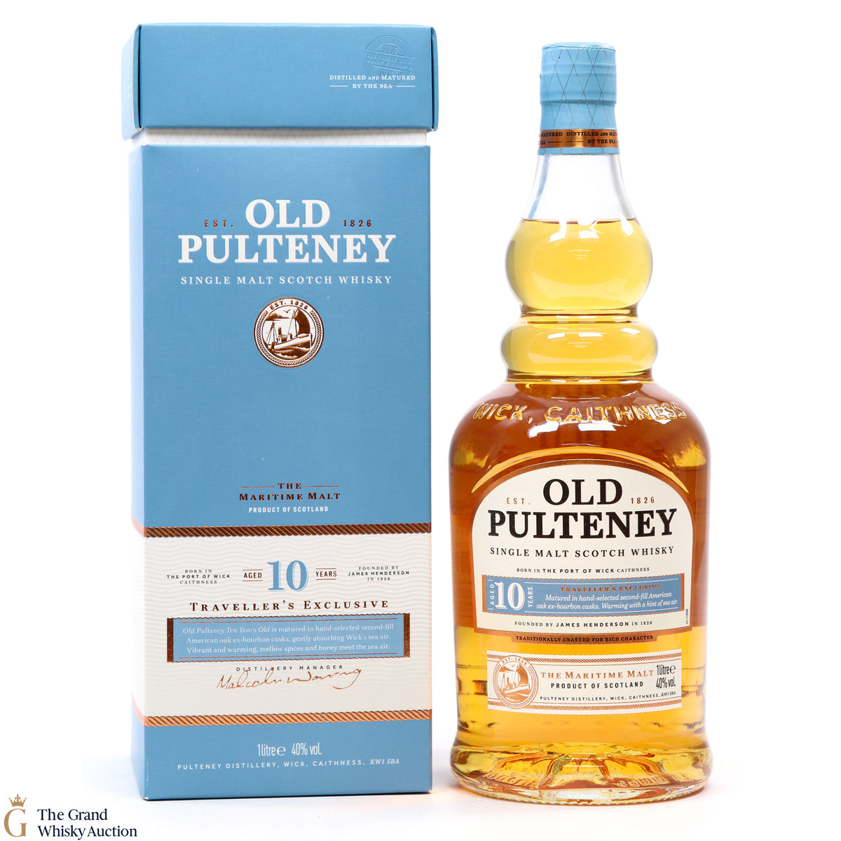 Old Pulteney - 10 Year Old - Travellers Exclusive - 1L